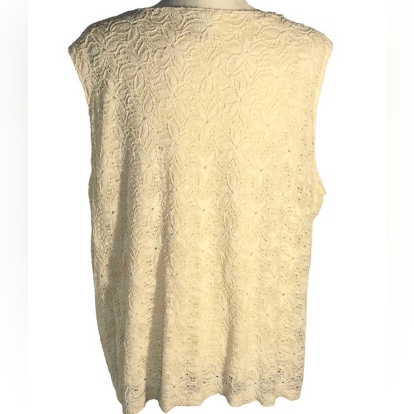 Beautiful plus size sleeveless blouse by jtb woman 2x - Picture 3 of 4